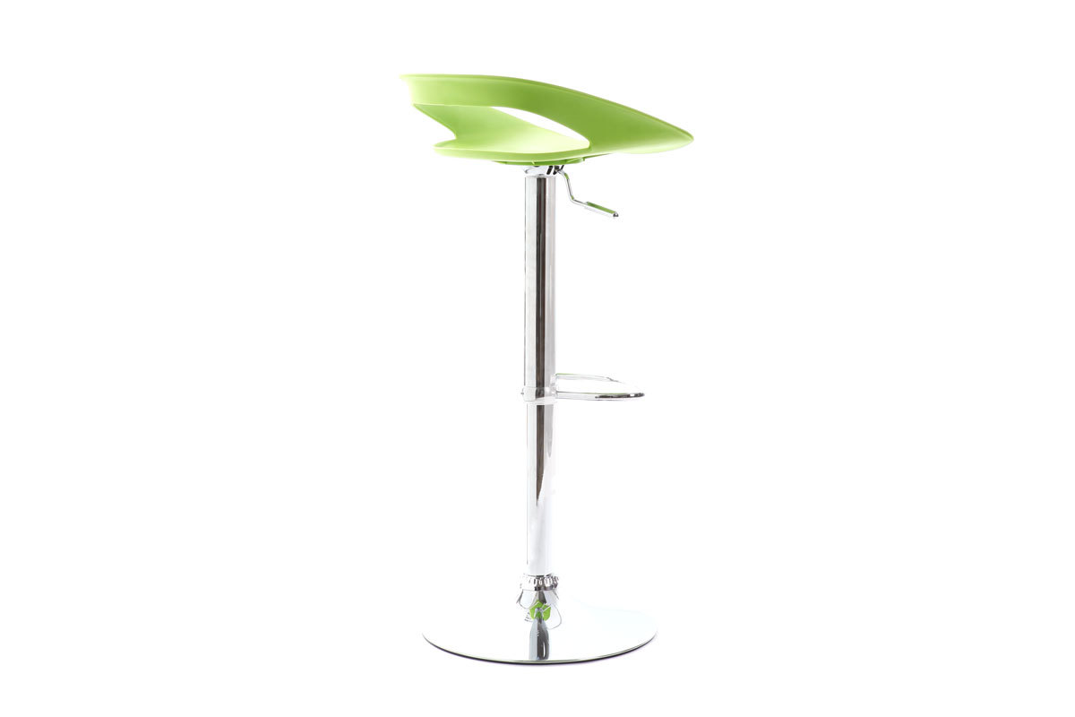 Lot de 2 tabourets de bar design vert PHENIX