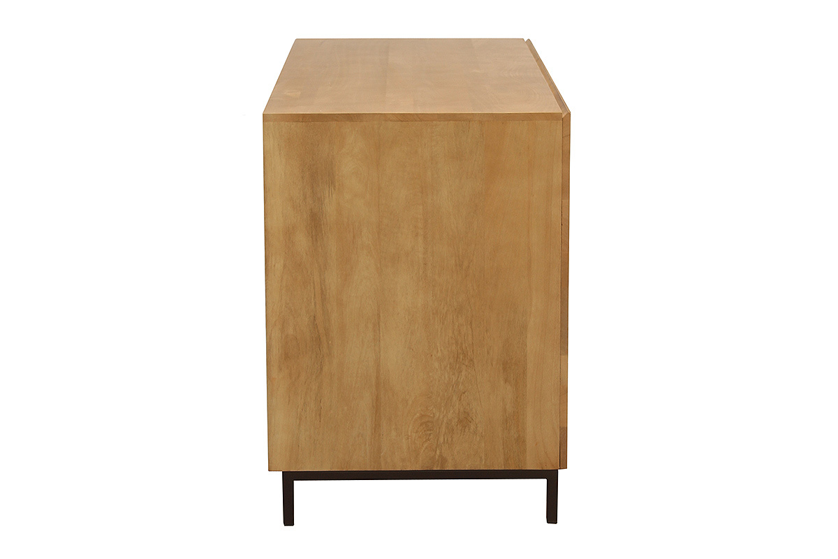 Meuble de salle de bain en bois manguier massif L120 cm YPSTER