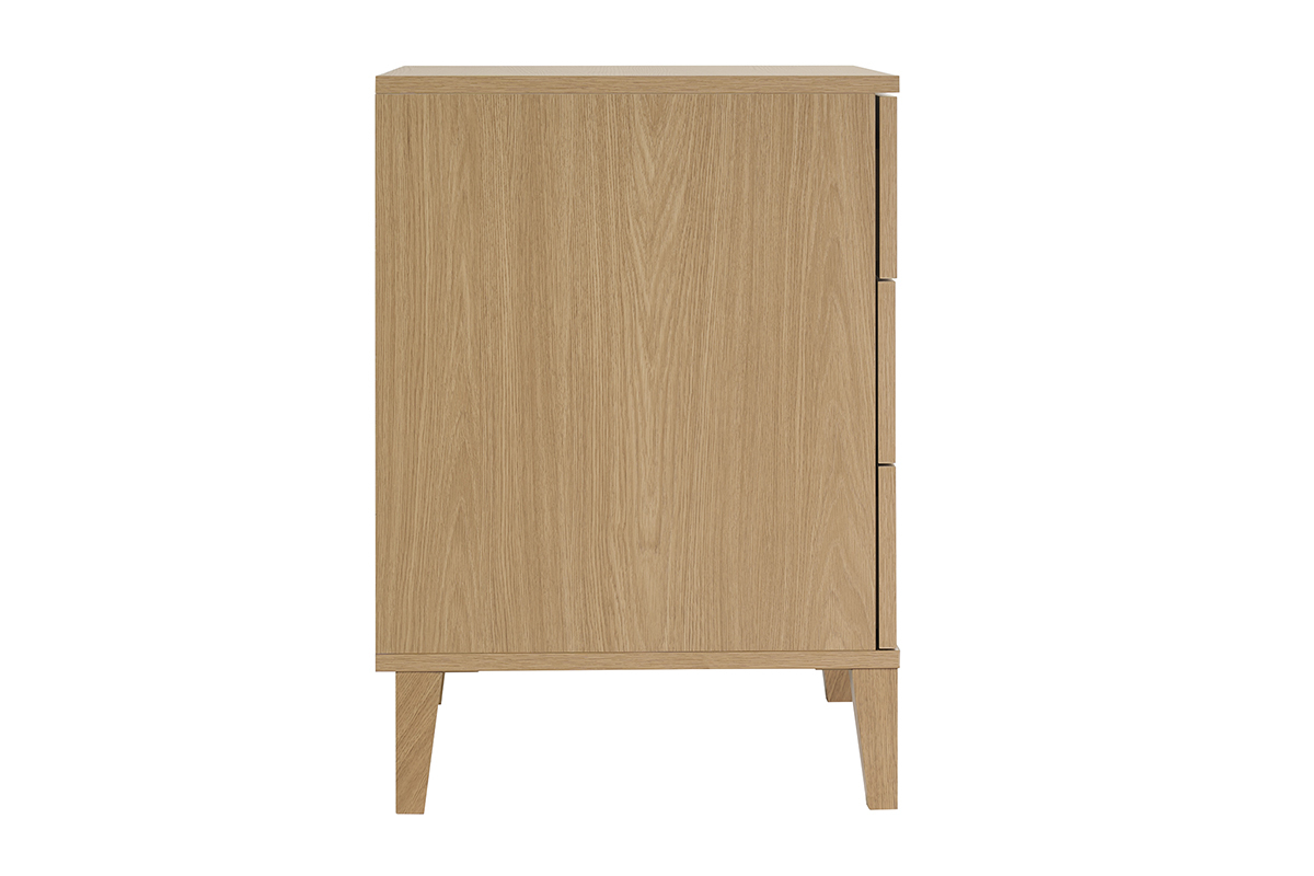 Meuble de salle de bain finition bois ch�ne L60 cm FREDDY