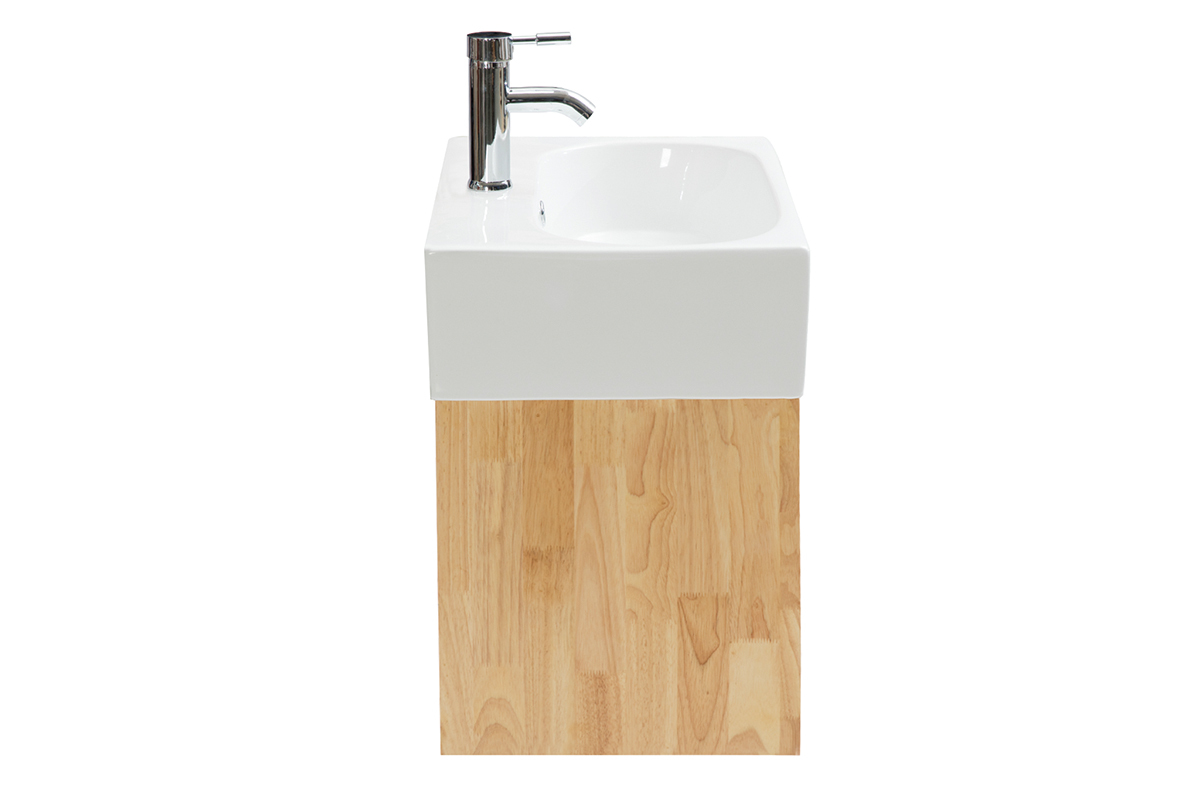 Meuble de salle de bain : vasque, meuble sous-vasque et miroir EVAN
