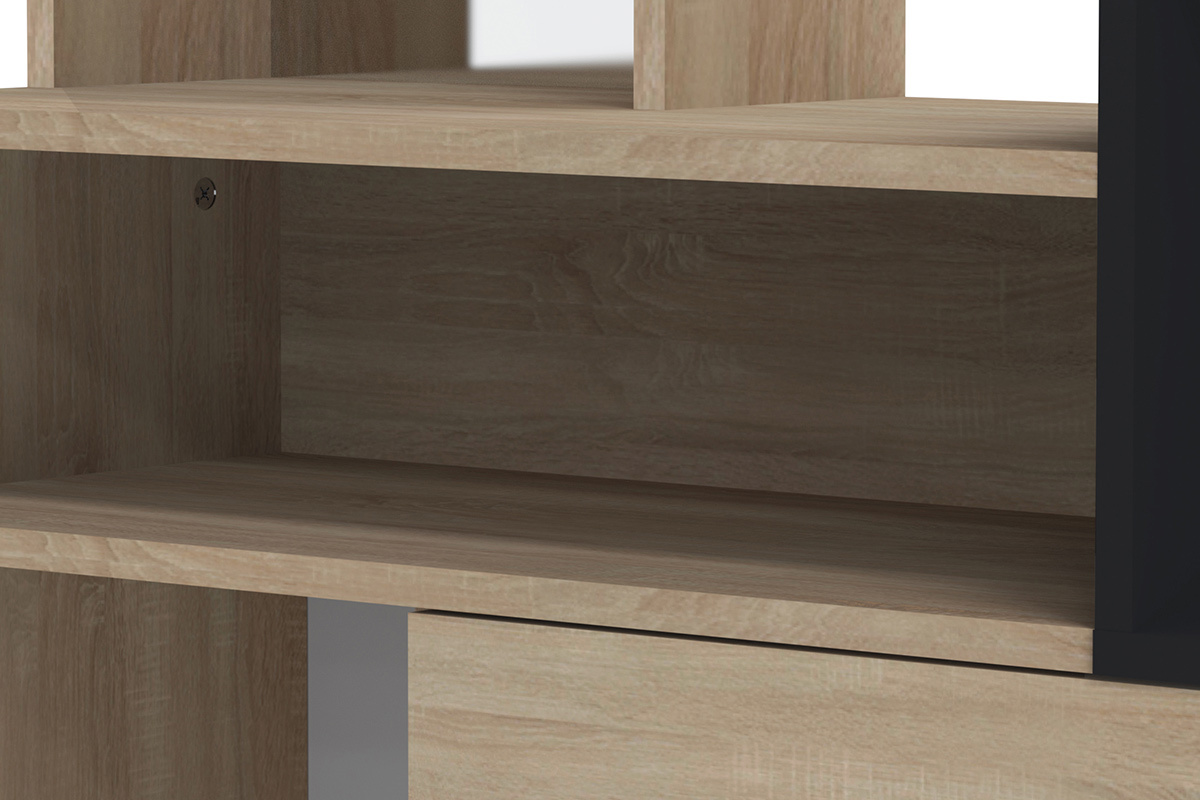 Meuble d'entr�e avec miroir et rangements KOLN