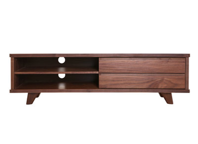 Meuble TV design noyer FIFTIES