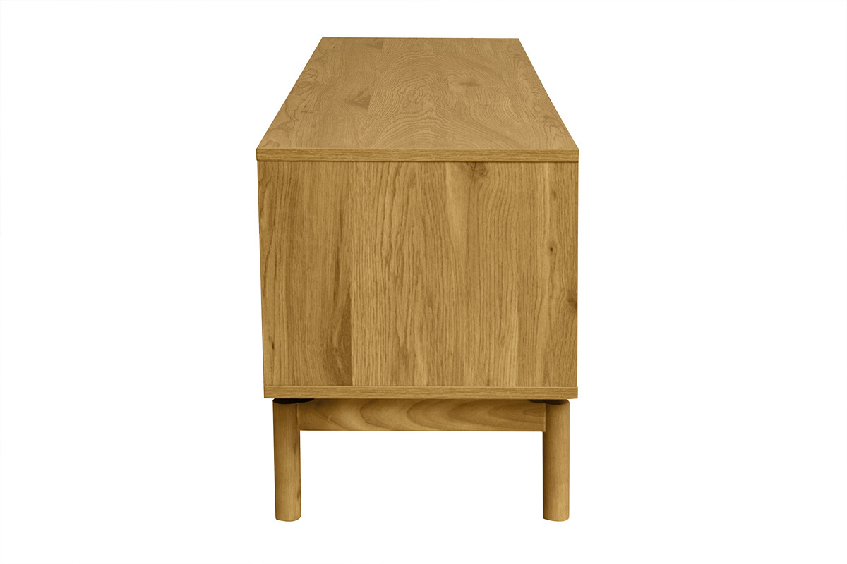 Meuble TV finition bois ch�ne L160 cm YSEULT