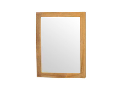 Miroir de salle de bain en teck avec rangement design ARIKA - Miroir de salle de bain en teck avec rangement design ARIKA