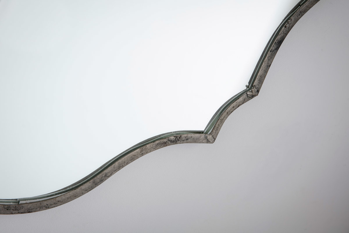 Miroir laiton argent 70 x 94 cm MAJORELLE