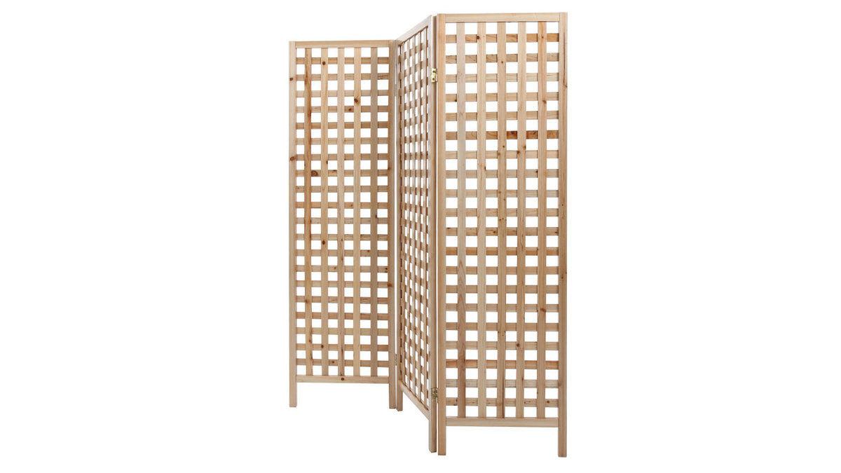 Paravent en bois naturel AKKIKO