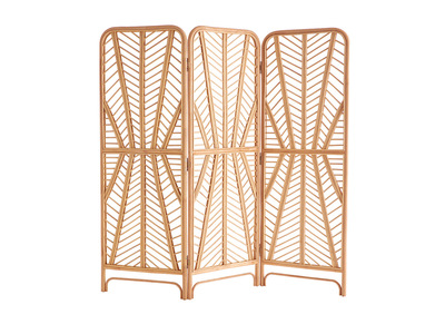 Paravent en rotin 3 vantaux GALON - Miliboo & St&eacute;phane Plaza