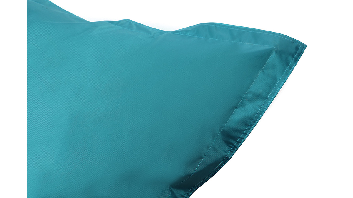 Pouf gant design polyester bleu canard BIG MILIBAG