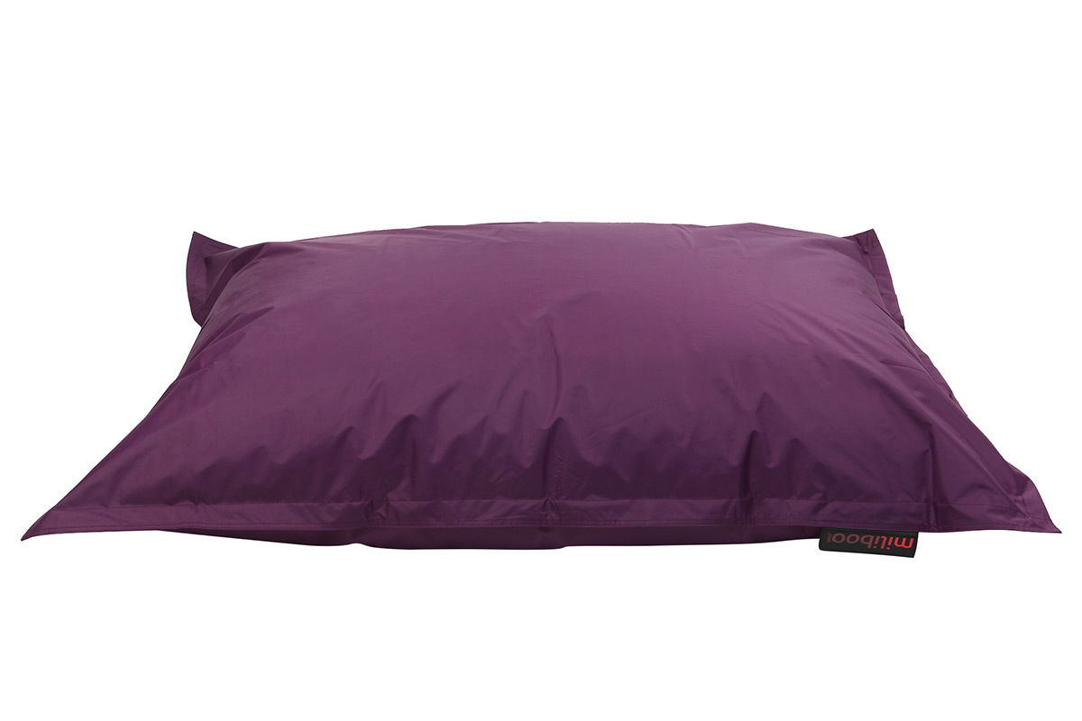 Pouf gant design prune BIG MILIBAG