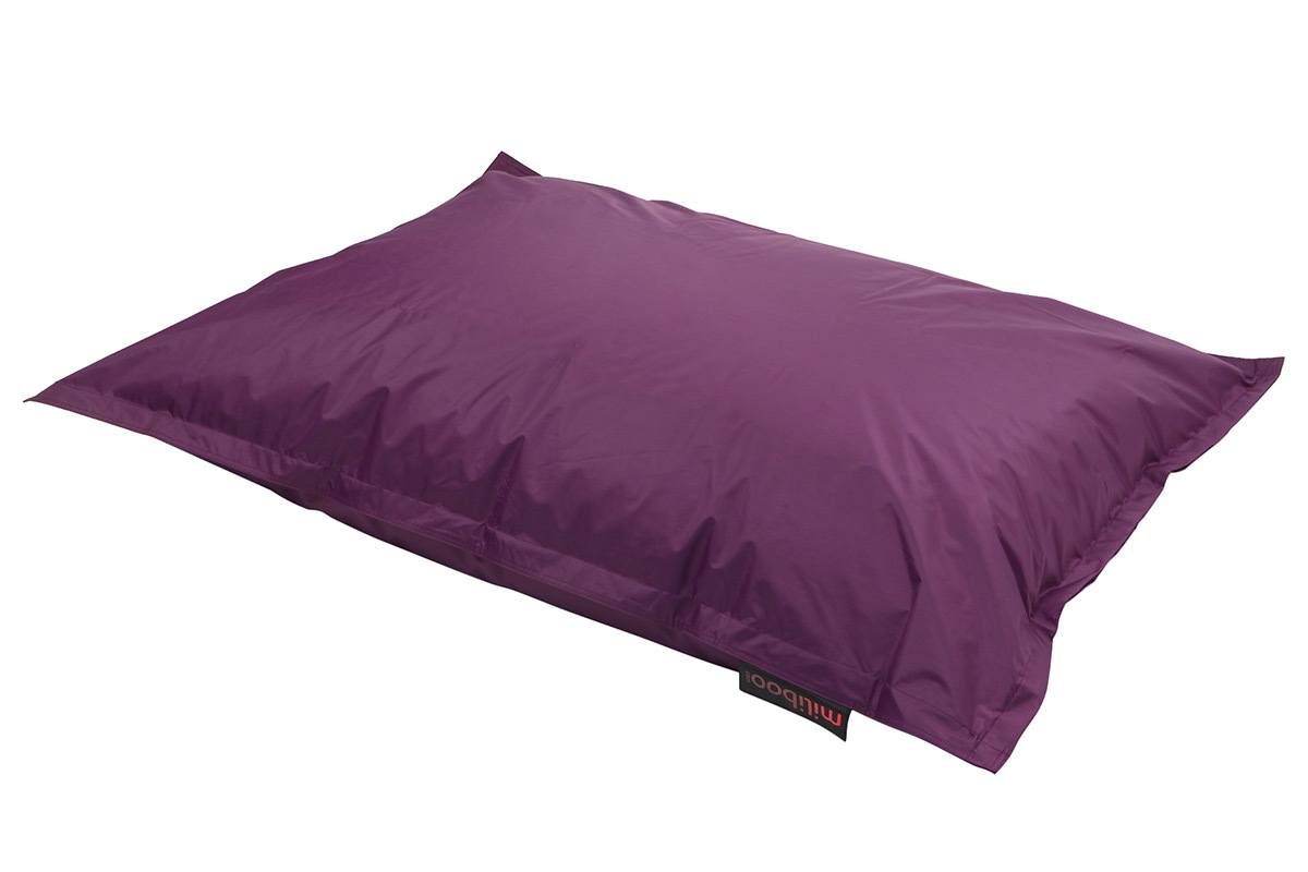 Pouf gant design prune BIG MILIBAG