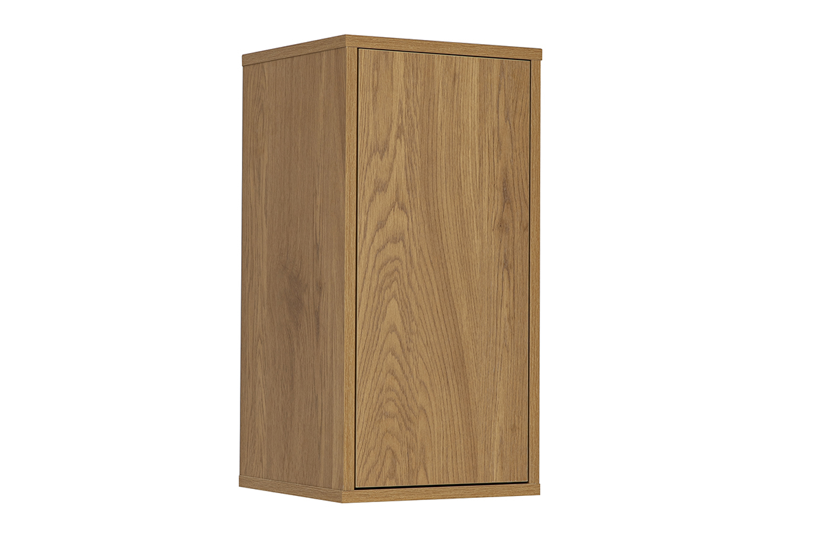 Rangement mural finition bois clair ch�ne L30 cm FLEXO
