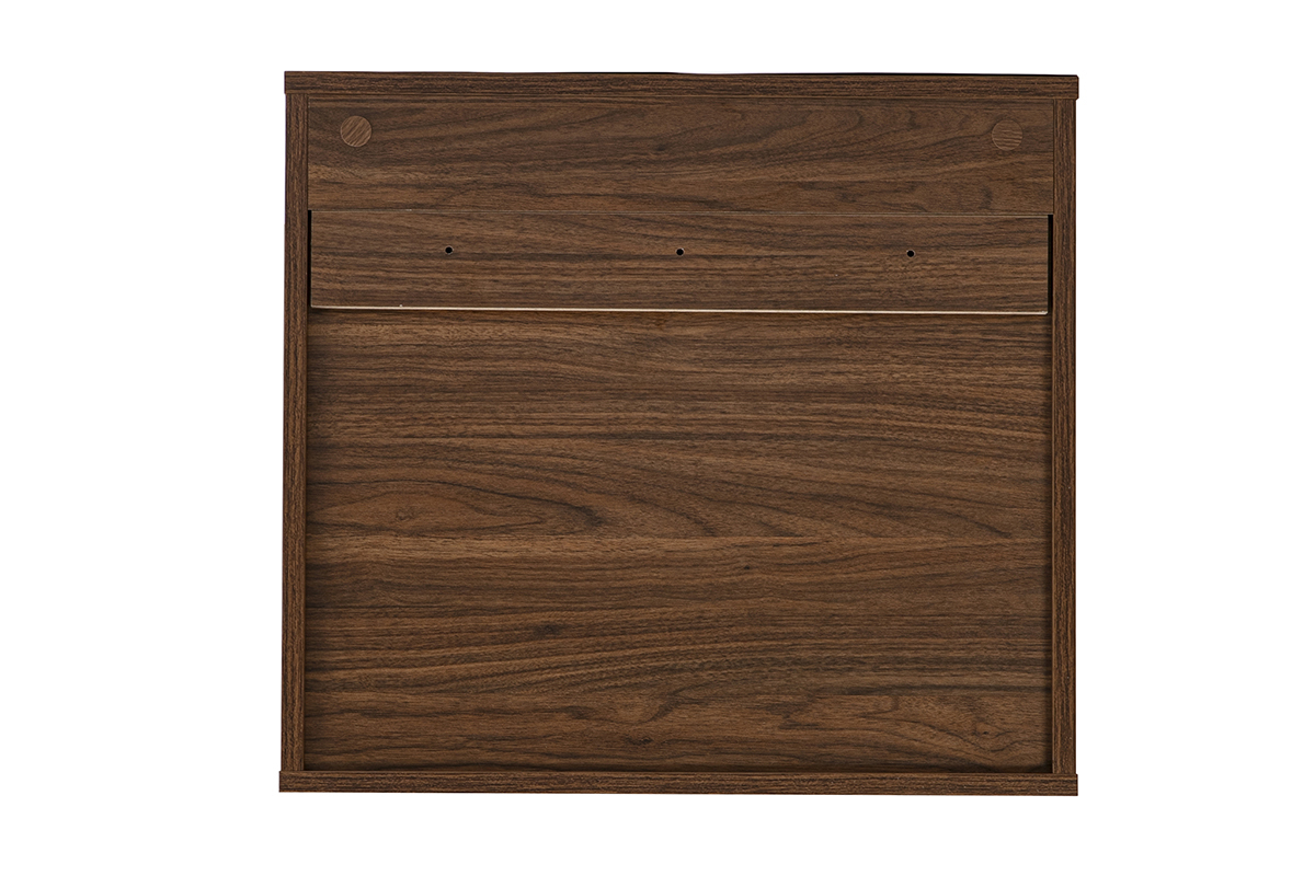 Rangement mural finition bois fonc� noyer L55 cm FLEXO