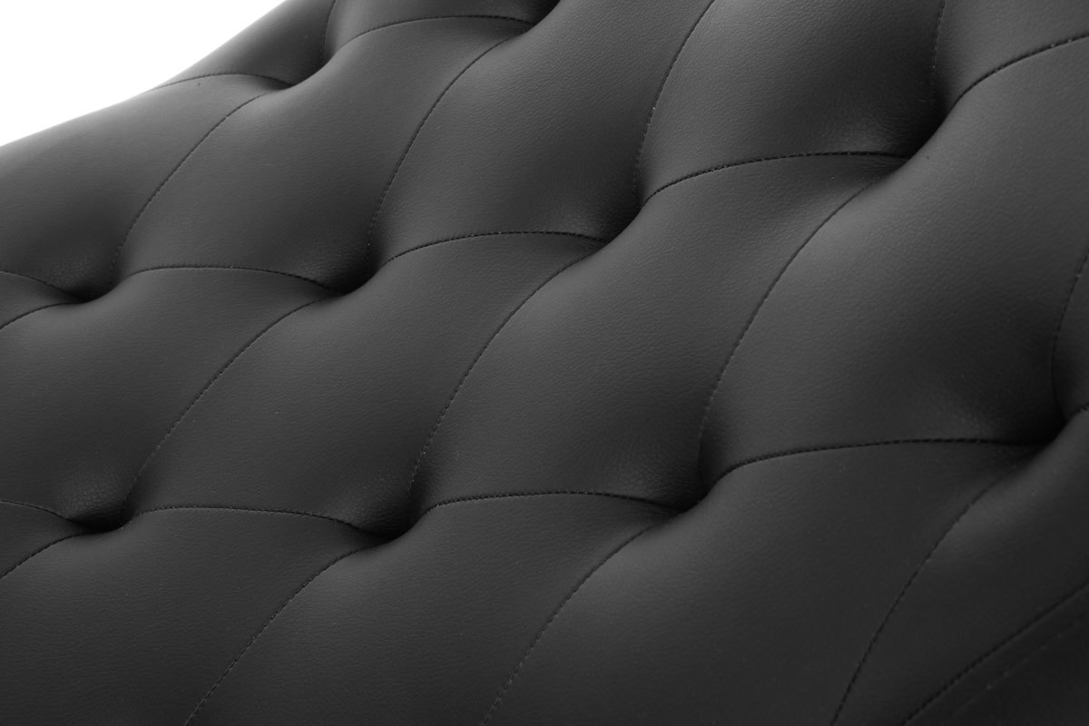 Rocking chair design noir CHESTY