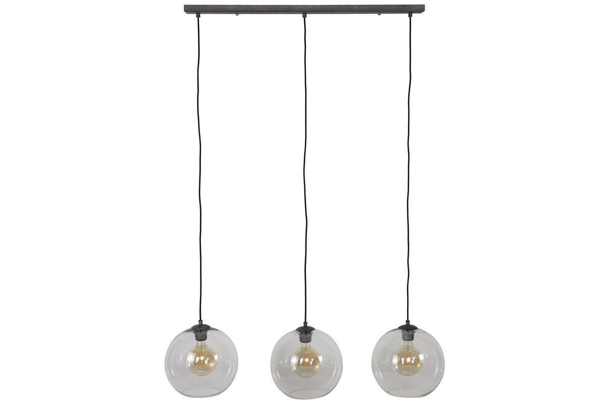 Suspension design en verre souffl� et m�tal vieilli COSMO