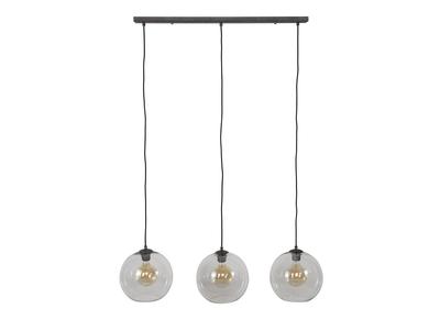 Suspension design en verre souffl&eacute; et m&eacute;tal vieilli COSMO