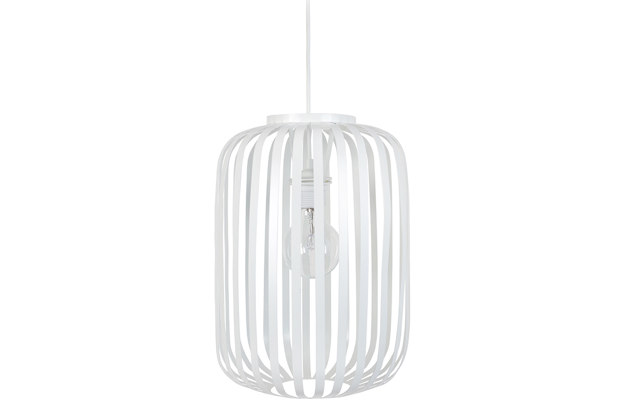 Suspension design m�tal blanc ALVEOL