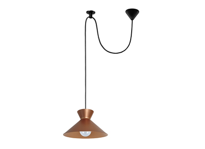 Suspension design m&eacute;tal cuivr&eacute; LEEDS