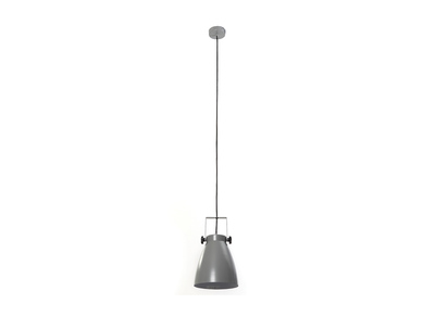 Suspension industrielle gris LOWIE
