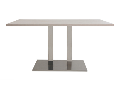 Table &agrave; manger design 150x80 Bois blanchi FILIA