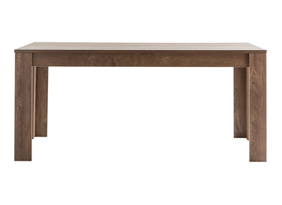 Table &agrave; manger design bois fonc&eacute; 180 cm LAND