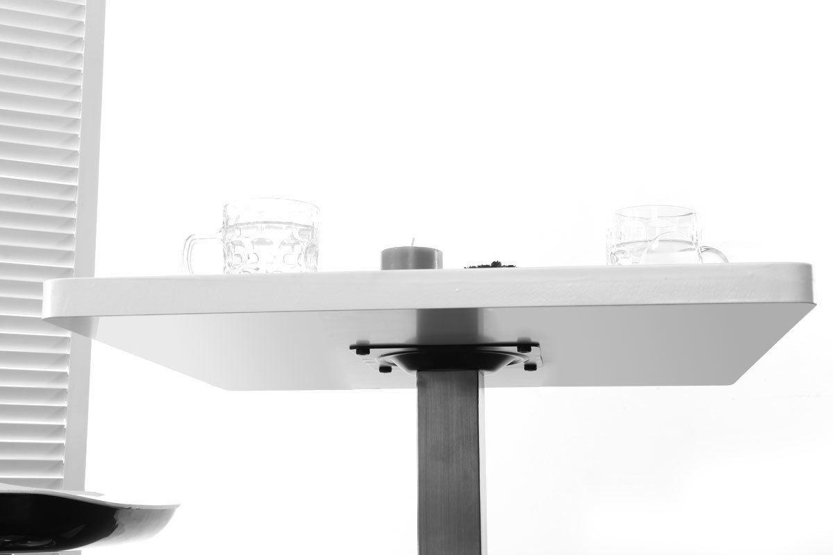 Table � manger design carr�e blanche JORY