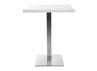 Table &agrave; manger design carr&eacute;e blanche JORY