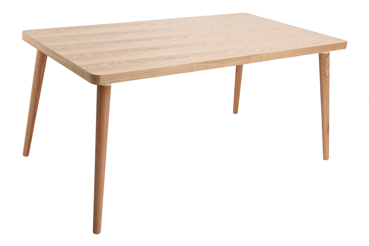 Table � manger design en ch�ne clair L160 cm TOTEM