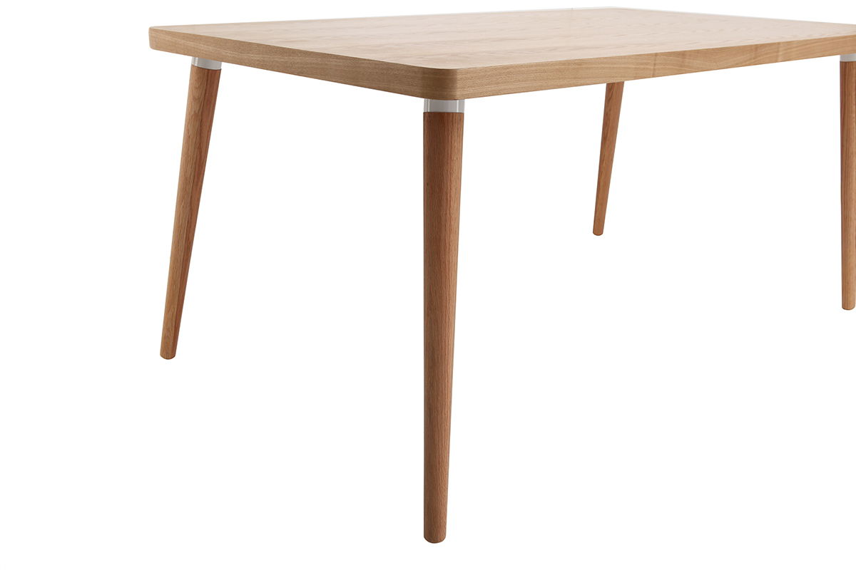 Table � manger design en ch�ne clair L160 cm TOTEM