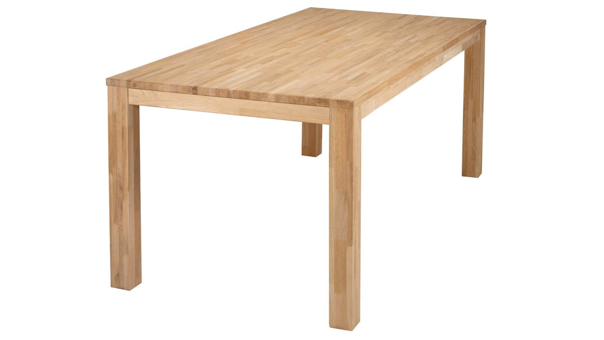 Table  manger design en chne L180 cm LUPA