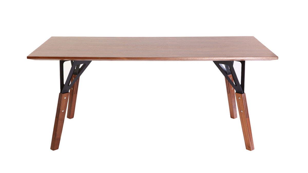 Table  manger design noyer L180 cm WADDEN