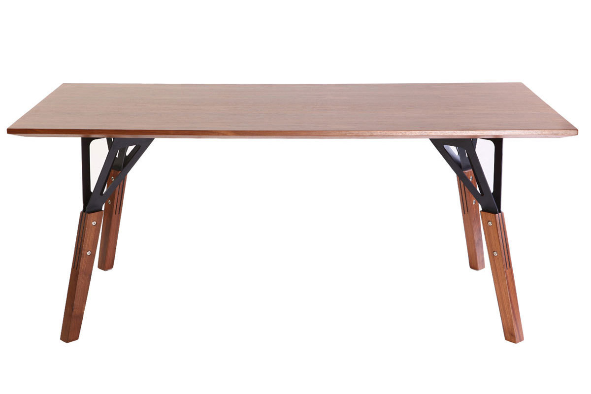 Table � manger design noyer L180 cm WADDEN