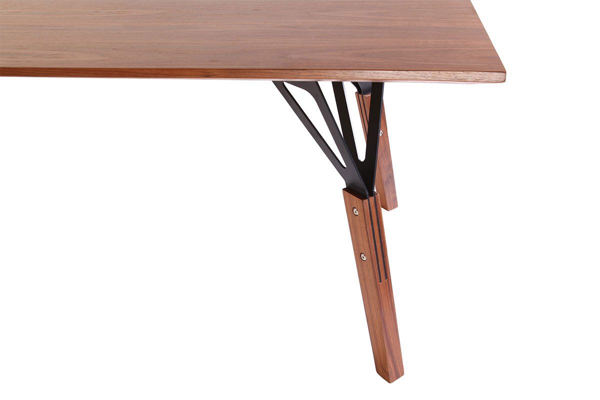 Table � manger design noyer L180 cm WADDEN