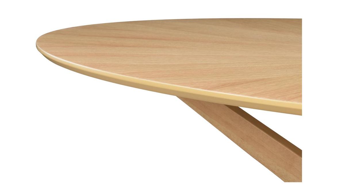 Table  manger design ovale chne L160 cm DIELLI