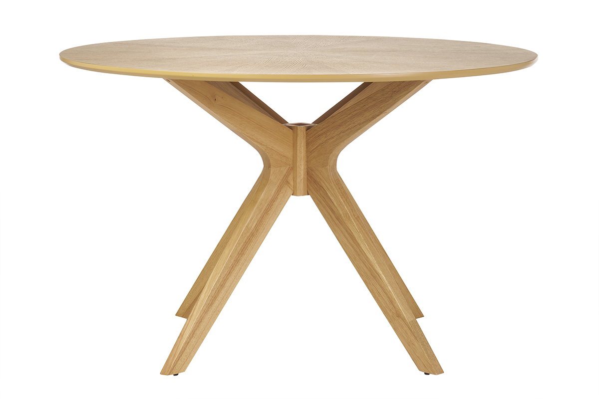 Table  manger design ronde chne D120 cm DIELLI