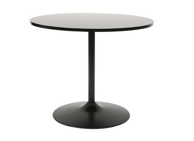 Table &agrave; manger design ronde noire 90 cm CALISTA - Miliboo & St&eacute;phane Plaza