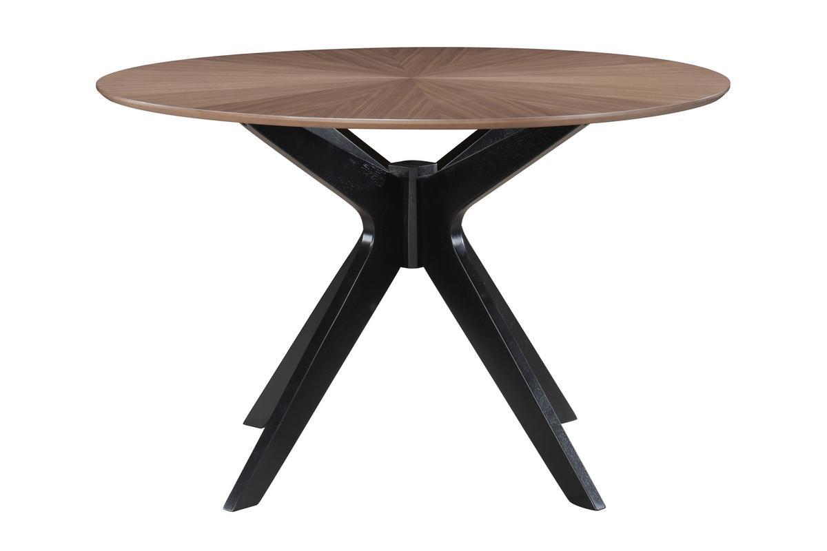 Table  manger design ronde noyer D120 cm DIELLI
