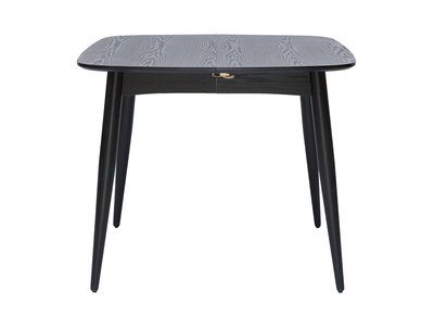 Table à manger extensible carrée en bois noir L90-130 cm NORDECO