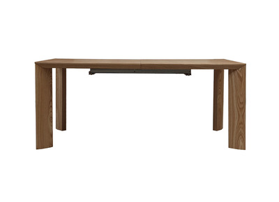 Table &agrave; manger extensible design fr&ecirc;ne L180-220 LOUNA