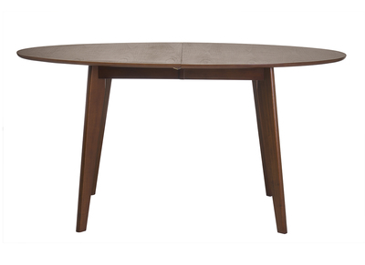Table &agrave; manger extensible finition noyer L150-200 MARIK