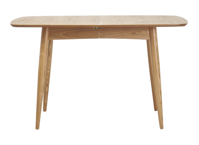Table &agrave; manger extensible fr&ecirc;ne naturel L130-160 NORDECO