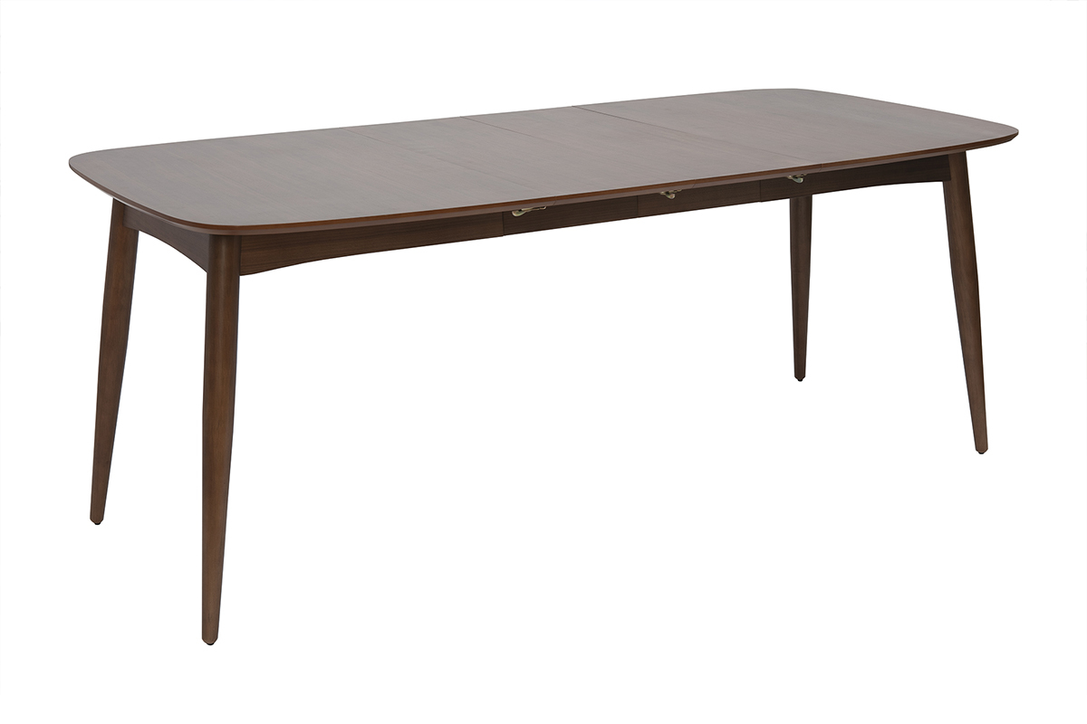 Table  manger extensible noyer L130-190 cm NORDECO