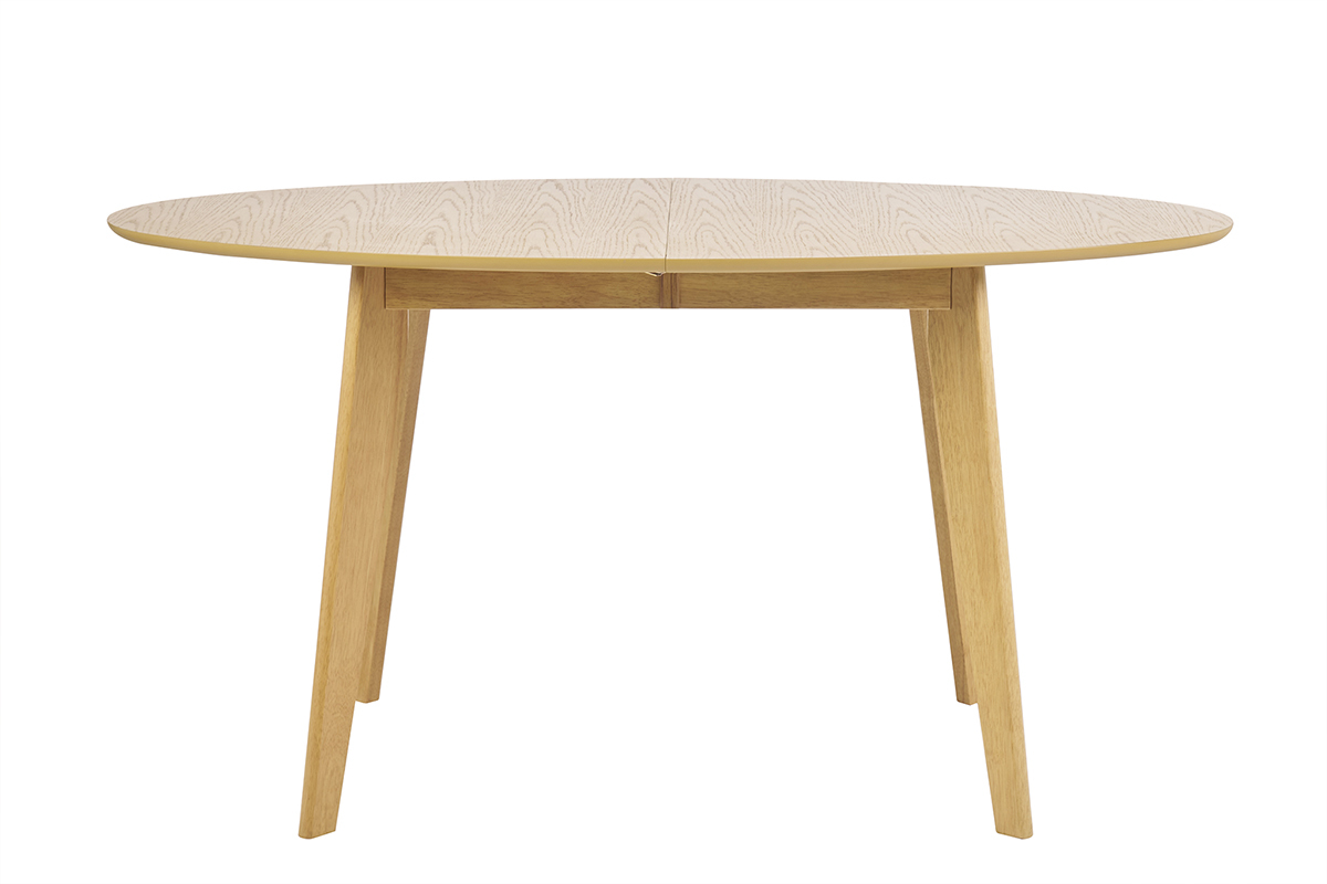 Table  manger extensible ovale en bois clair L150-200 cm MARIK