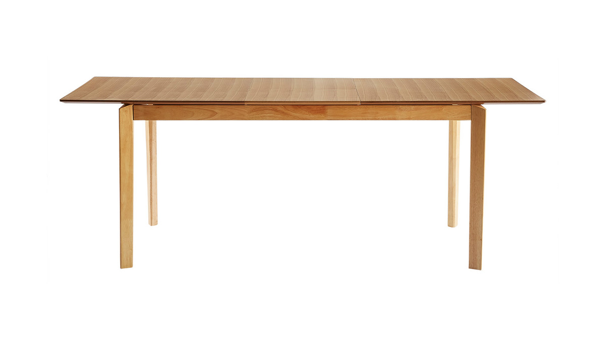 Table  manger extensible rectangulaire bois frne L160-210 cm BONAVISTA
