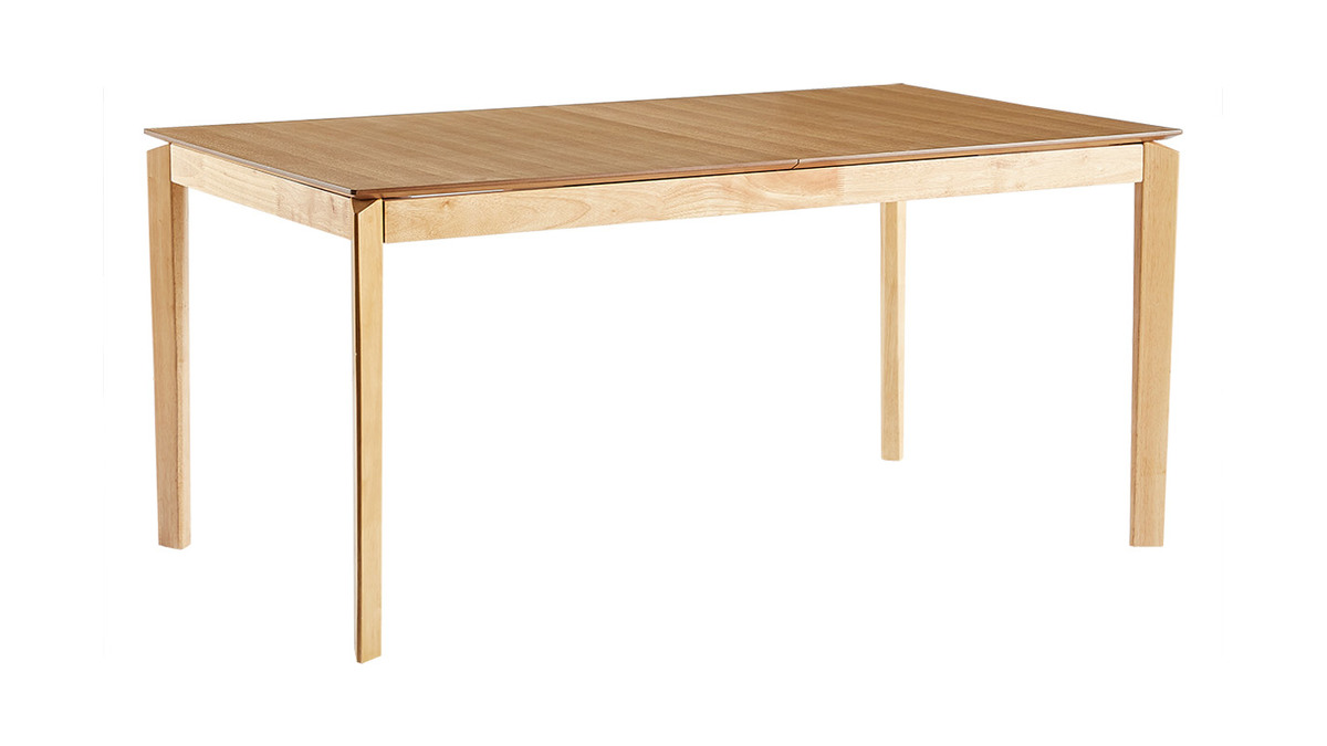Table  manger extensible rectangulaire bois frne L160-210 cm BONAVISTA