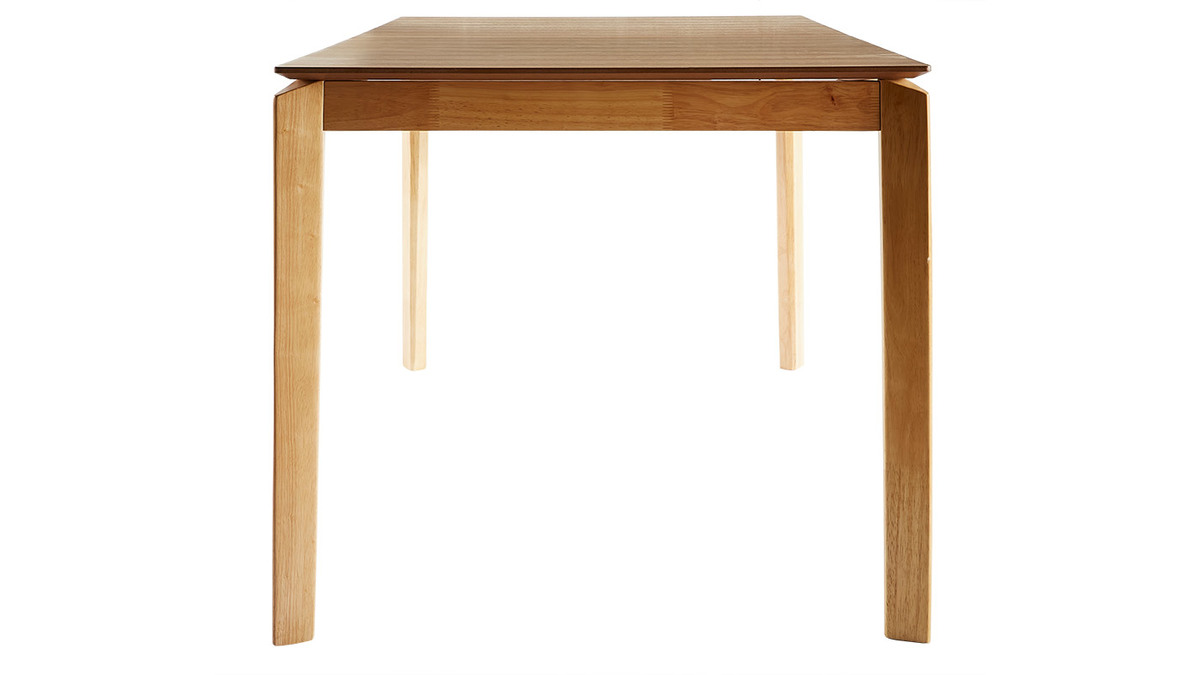 Table  manger extensible rectangulaire bois frne L160-210 cm BONAVISTA