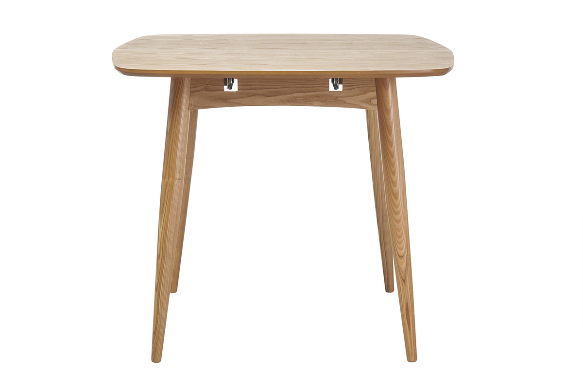 Table  manger extensible rectangulaire en bois clair L130-160 cm NORDECO