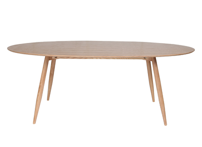 Table à manger ovale frêne naturel 200 cm BALTIK - Table à manger ovale frêne naturel 200 cm BALTIK