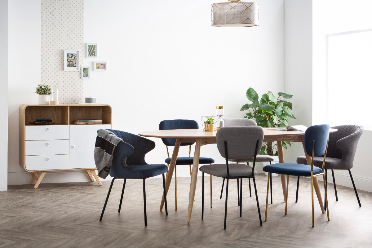 Table � manger ovale fr�ne naturel L200 cm BALTIK