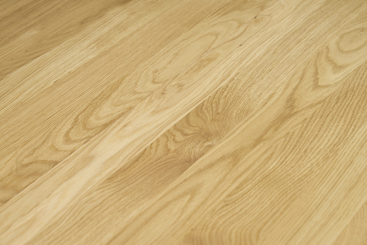 Table  manger rectangulaire extensible rallonge intgre en bois clair chne massif L160-245 cm AGATA