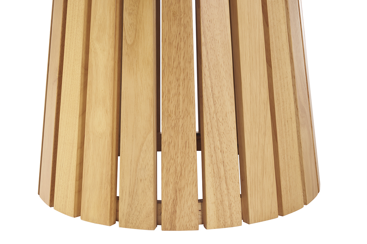 Table  manger ronde en bois clair chne D137 cm DITA